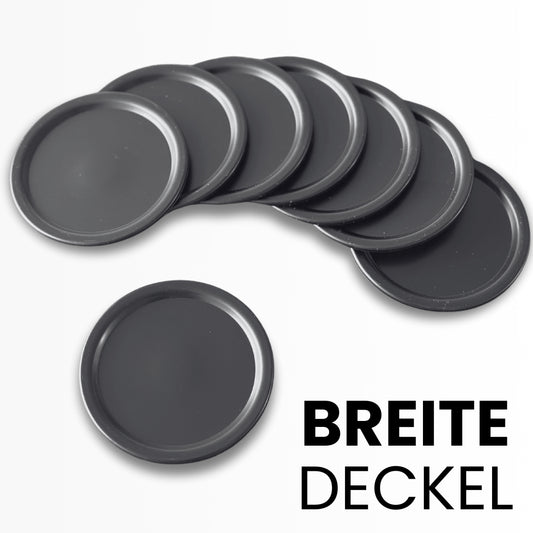 Kreidetafel-Deckel für 1000ml Gläser (12er-Set)